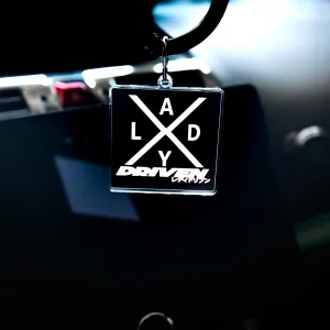 BMB. LADY DRIVEN ACRYLIC KEYCHAIN