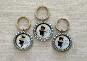 Boys Graduation Keychains, Class of 2024