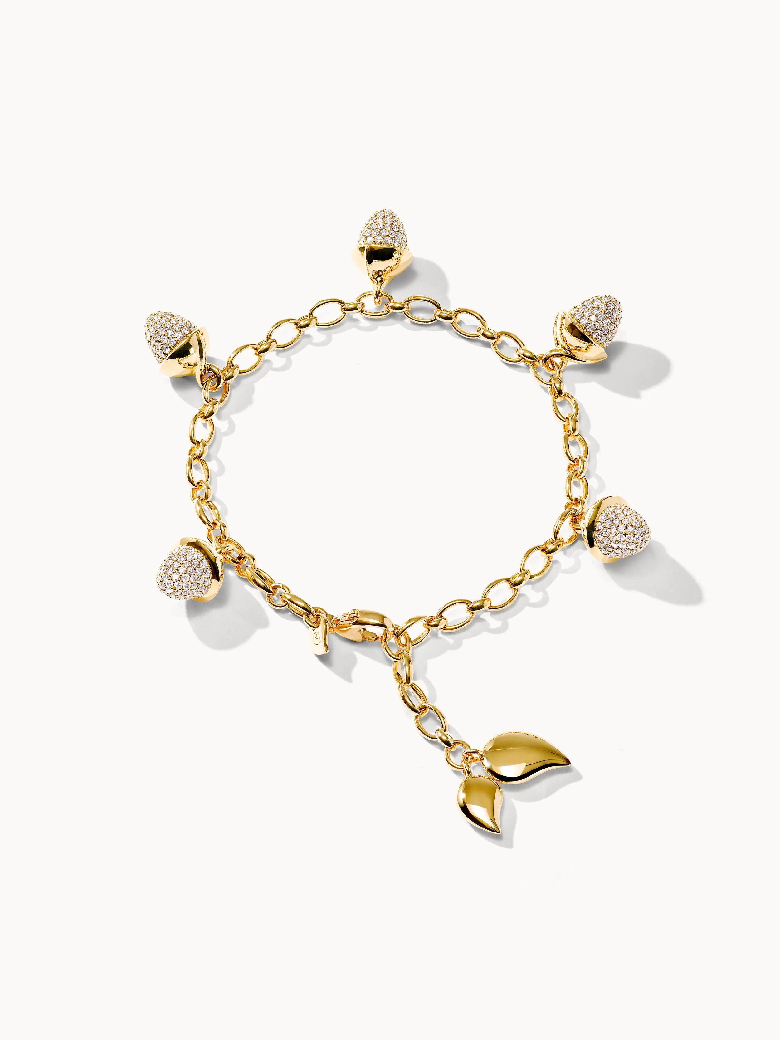 Bracelet MIKADO Flamenco Charm Diamond Pavé Diamond Pavé