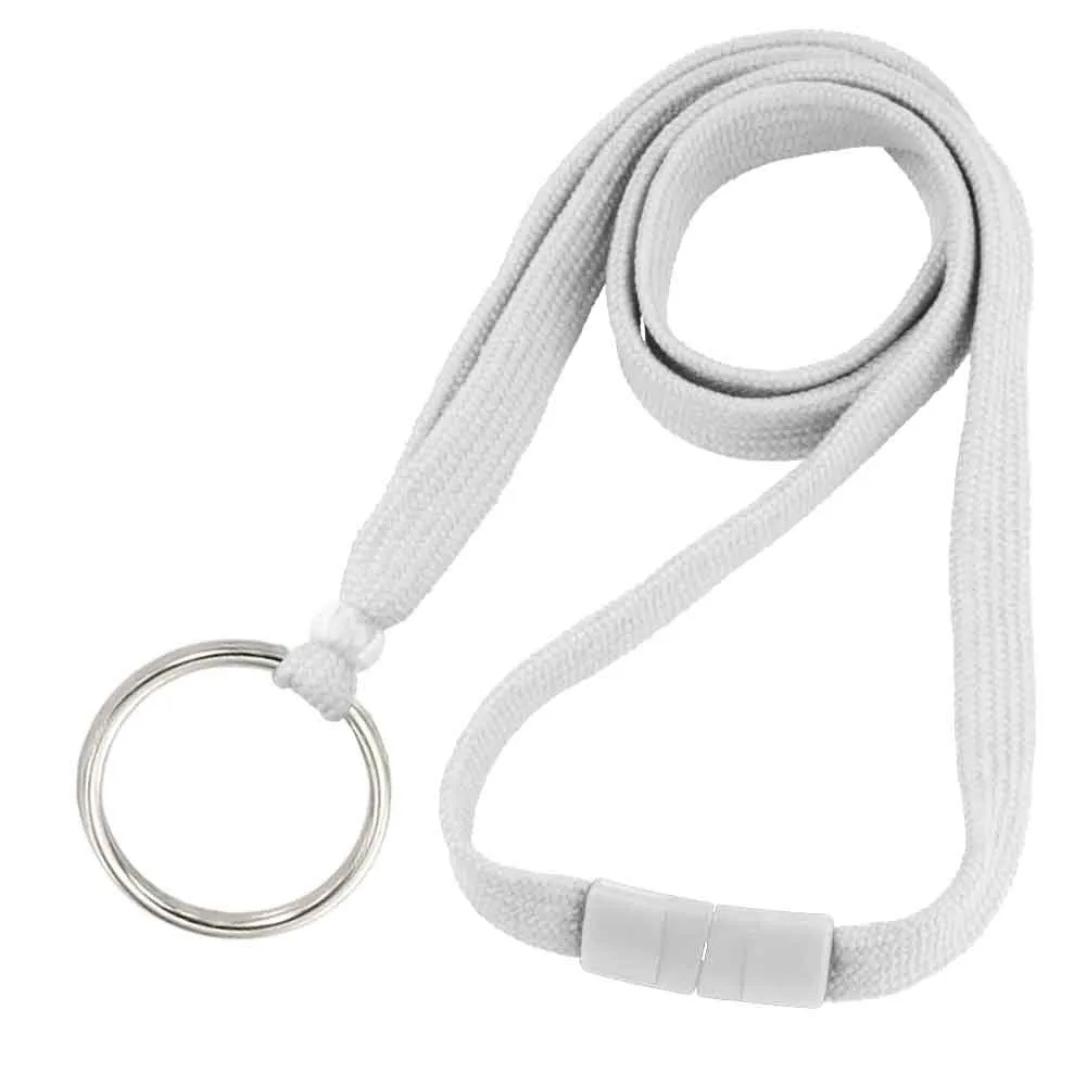 Breakaway Adjustable Flat Braided 3/8" Lanyard 2137 (100/Pack)