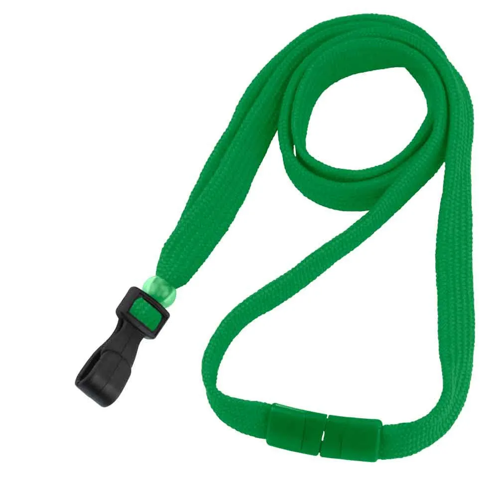 Breakaway Adjustable Flat Braided 3/8" Lanyard 2137 (100/Pack)