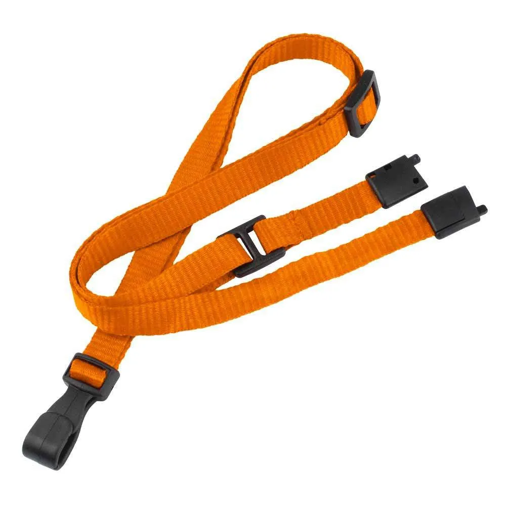 Breakaway Adjustable Flat Braided 3/8" Lanyard 2137 (100/Pack)