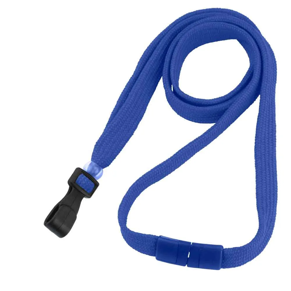 Breakaway Adjustable Flat Braided 3/8" Lanyard 2137 (100/Pack)