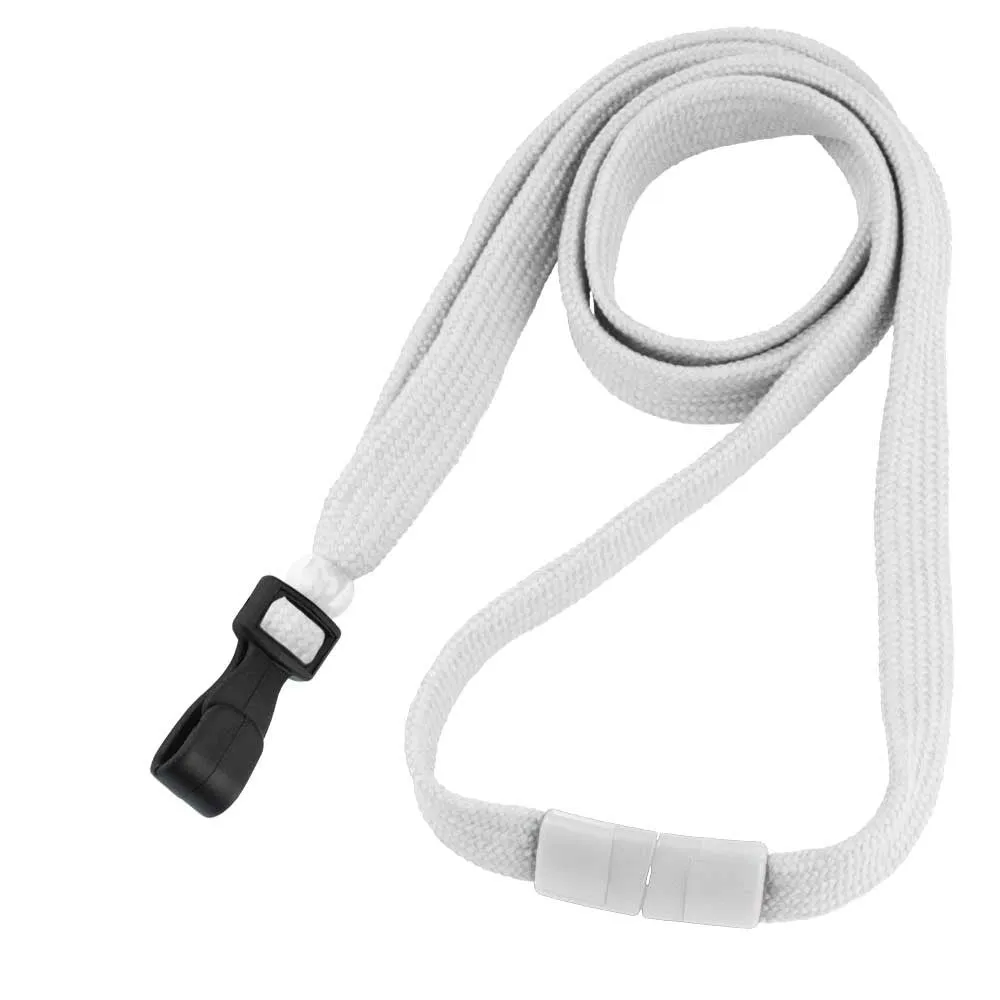Breakaway Adjustable Flat Braided 3/8" Lanyard 2137 (100/Pack)