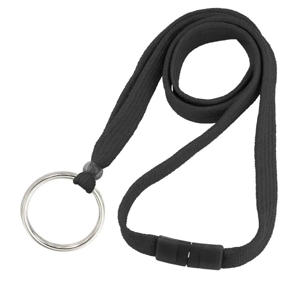 Breakaway Adjustable Flat Braided 3/8" Lanyard 2137 (100/Pack)