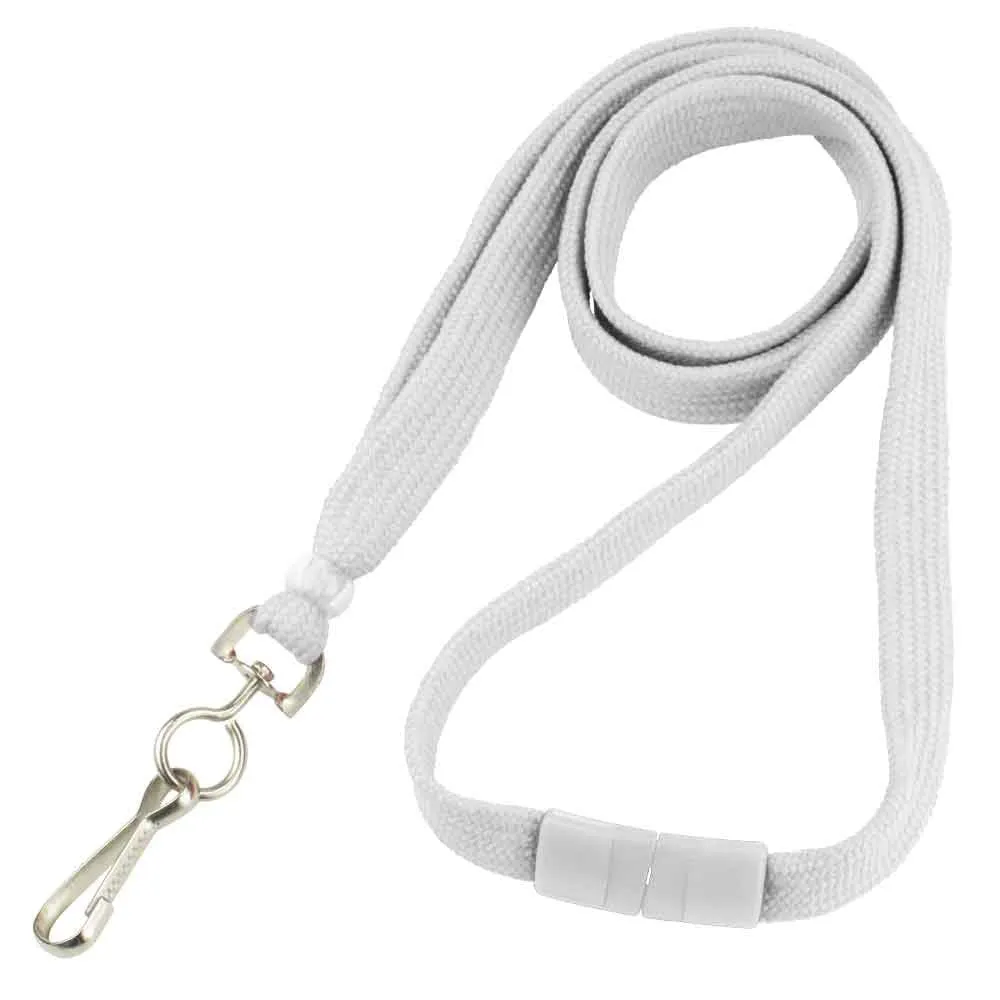 Breakaway Adjustable Flat Braided 3/8" Lanyard 2137 (100/Pack)