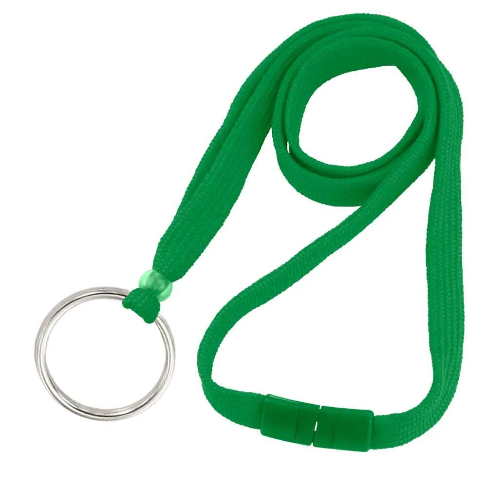 Breakaway Adjustable Flat Braided 3/8" Lanyard 2137 (100/Pack)