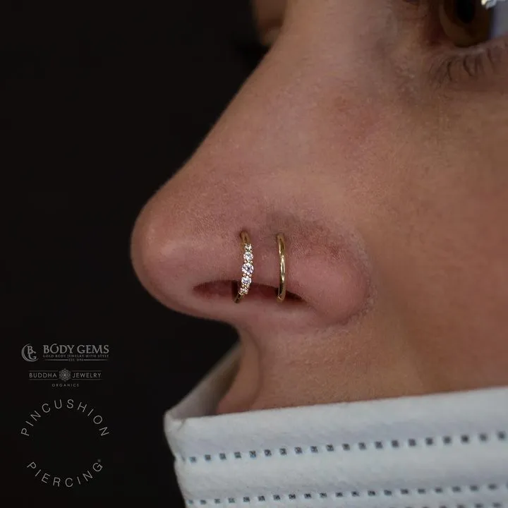 Brigitte CZ Seamless Ring