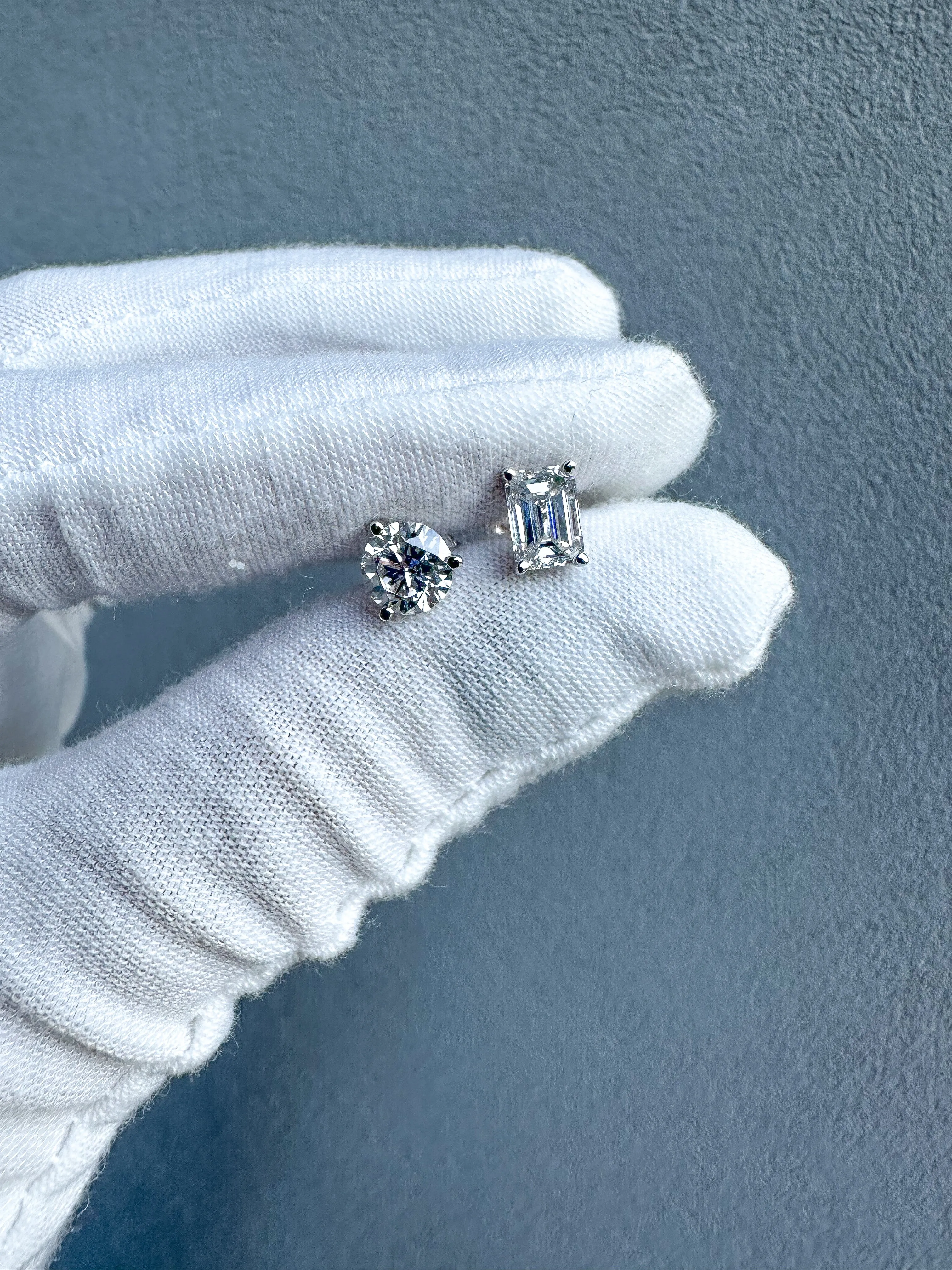 Brilliant Cut 2ct Diamond Studs