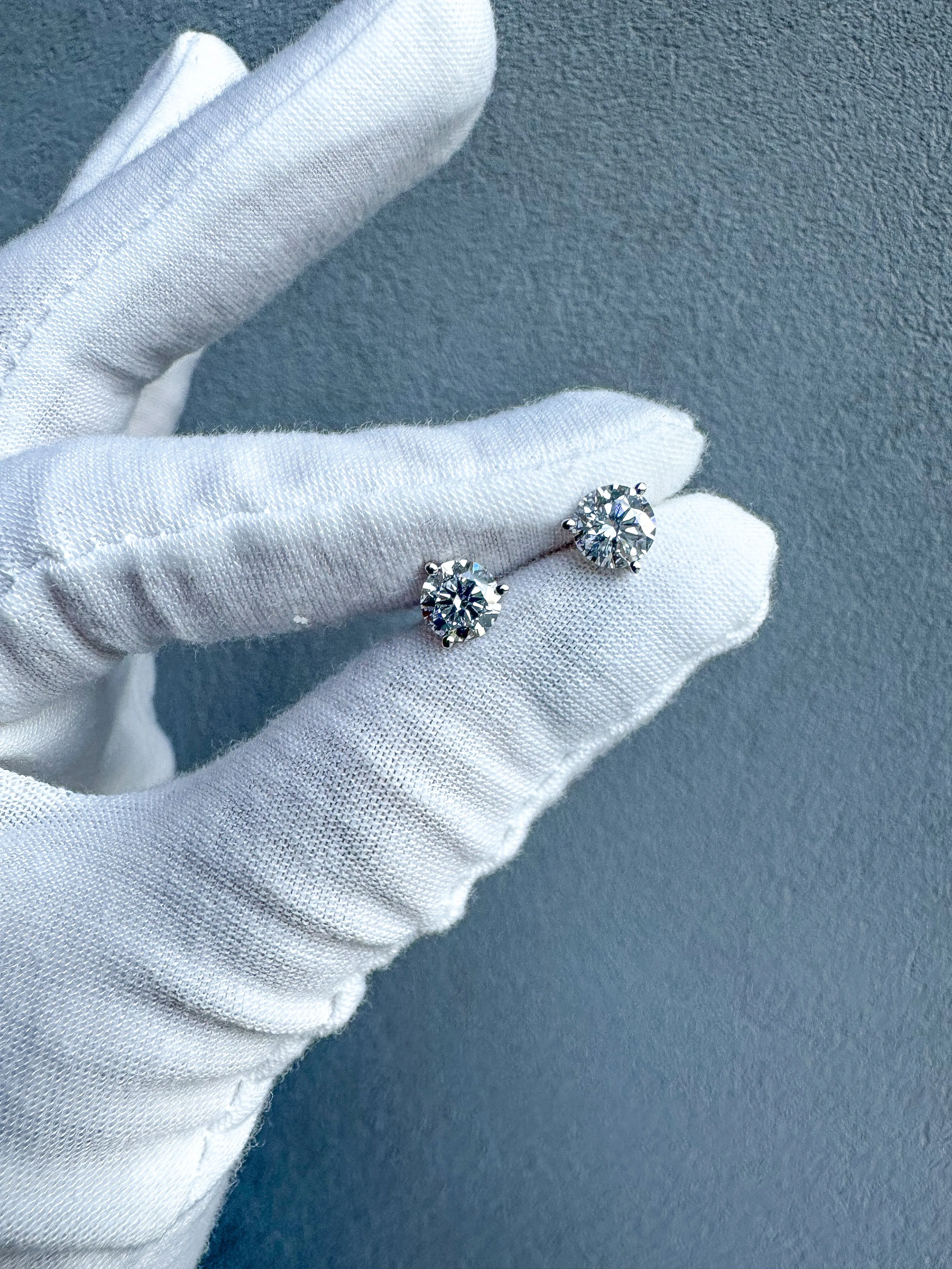 Brilliant Cut 2ct Diamond Studs