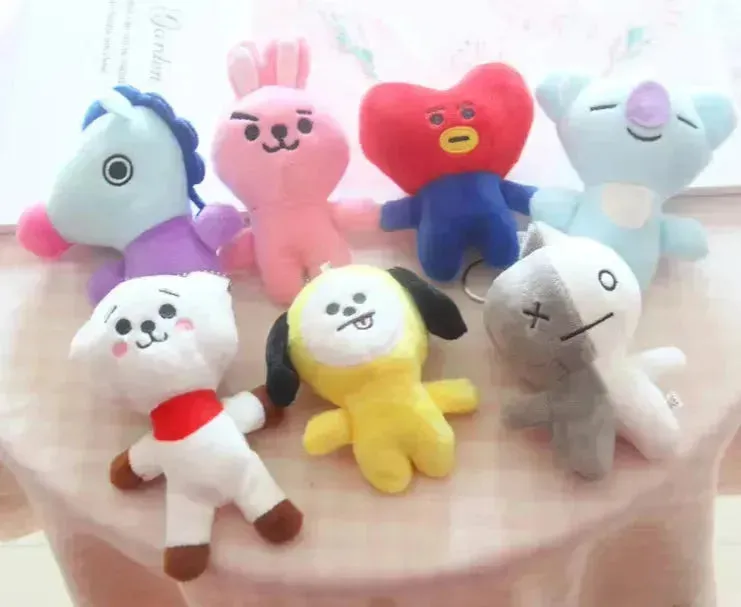 BTS Dynamite Plush Keychains