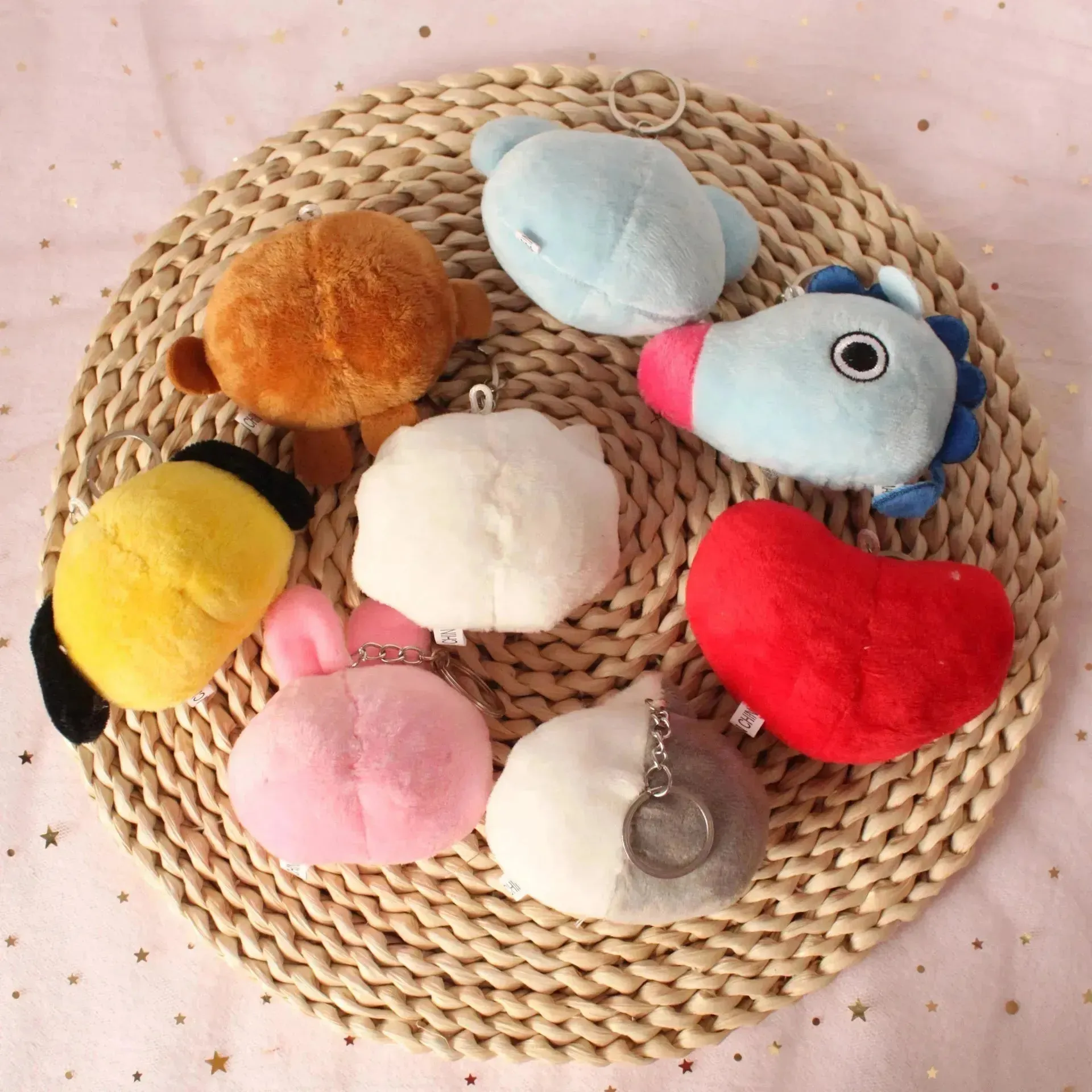 BTS Dynamite Plush Keychains