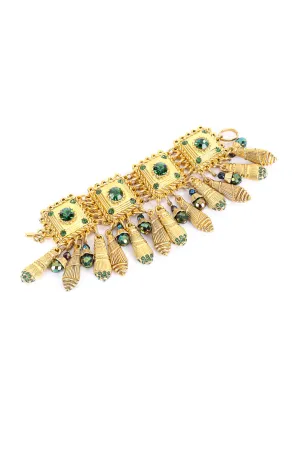 Byzantine Charm Drop Bracelet
