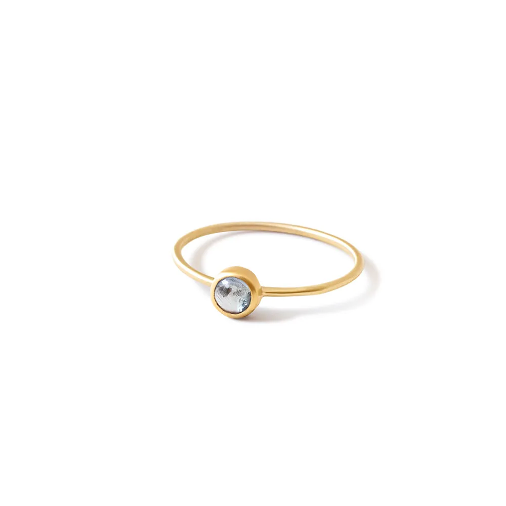 cabuchon sapphire stacking rings