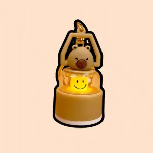 Capy-Glo Lantern Keychain
