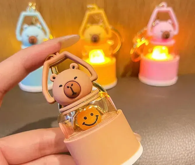 Capy-Glo Lantern Keychain