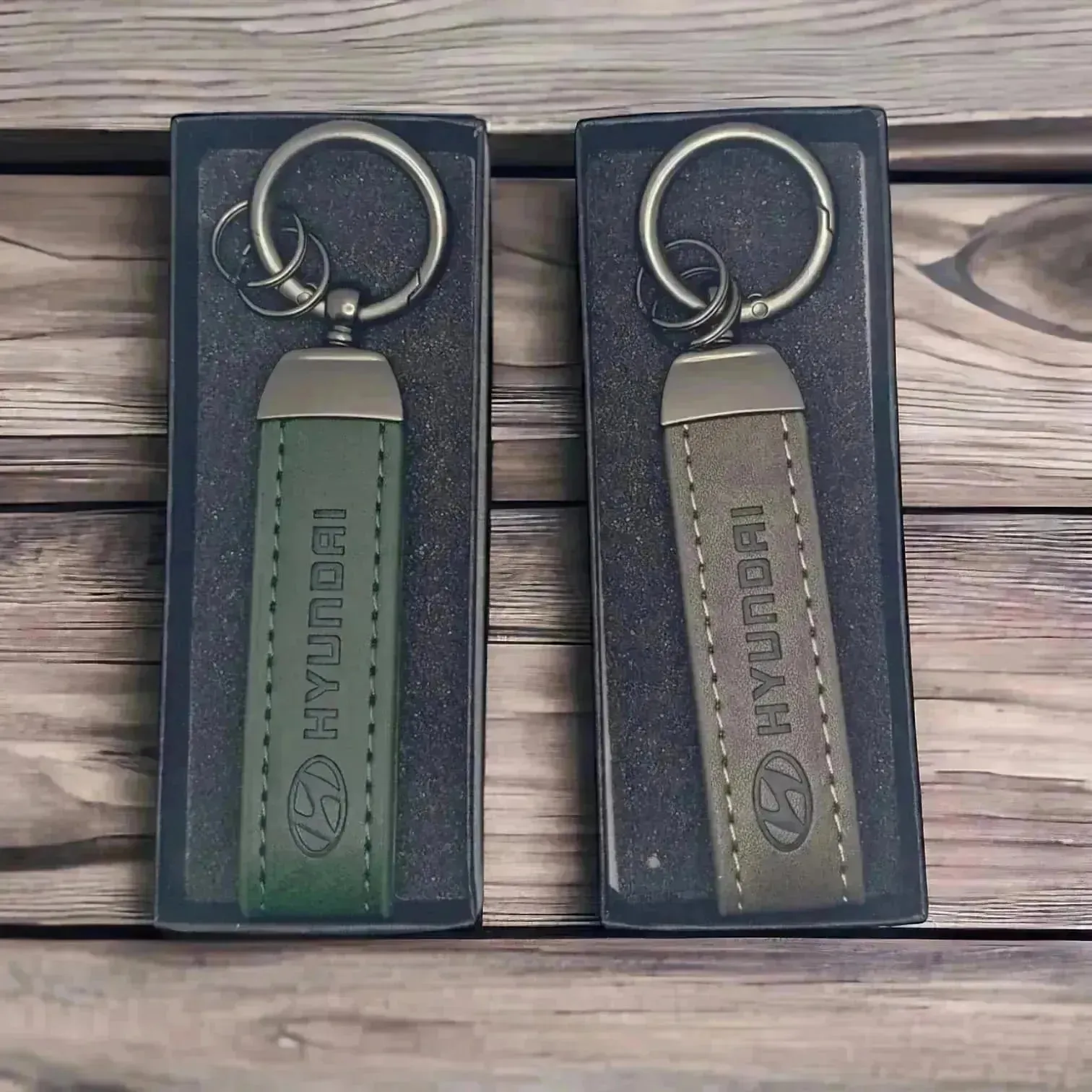 Car and Bike Brand Leather Keychain