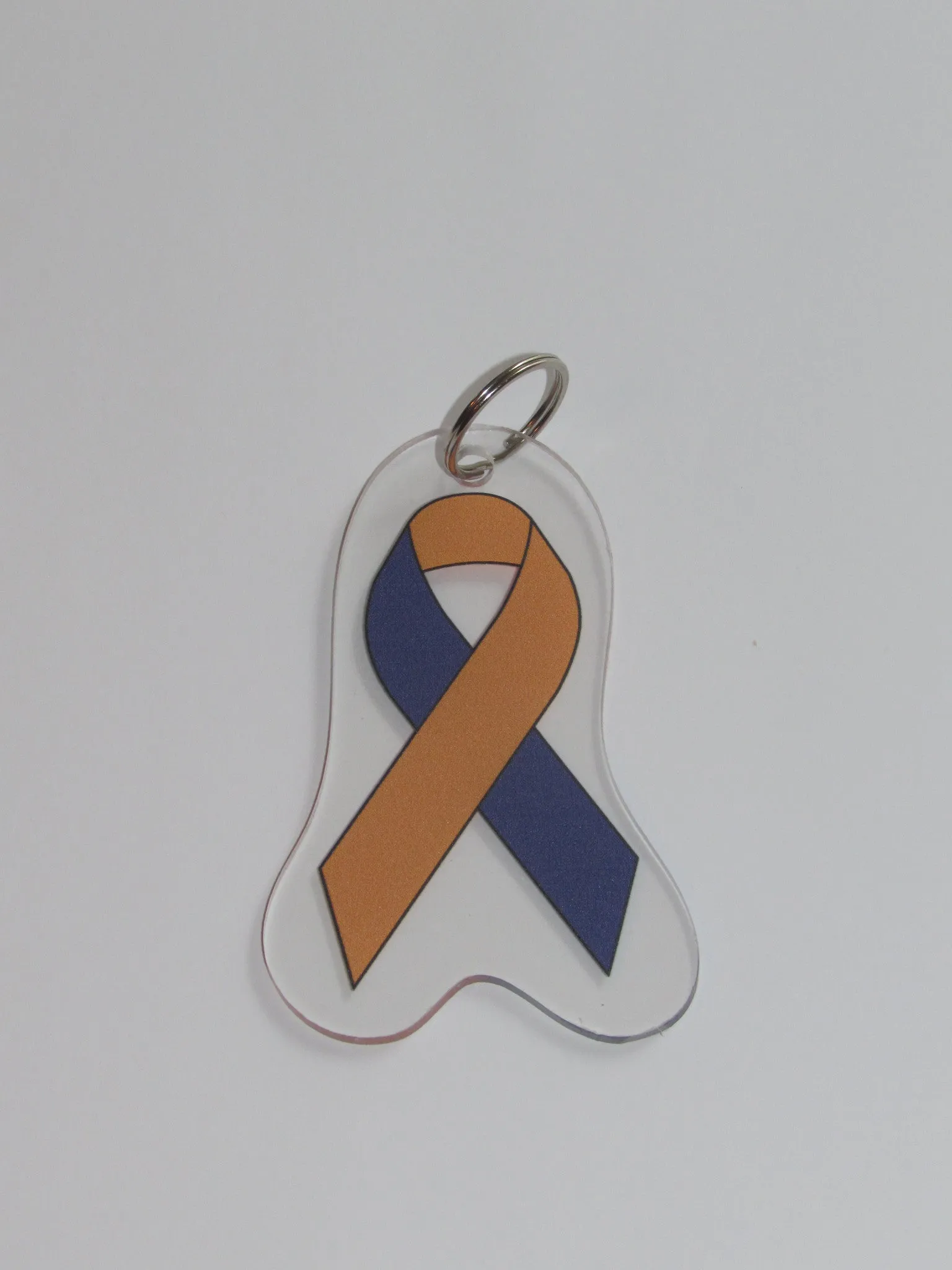 Caregivers Awareness Ribbon Keychain
