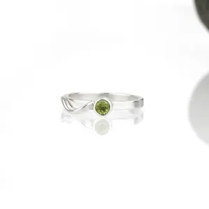 Cascade Ring with Peridot