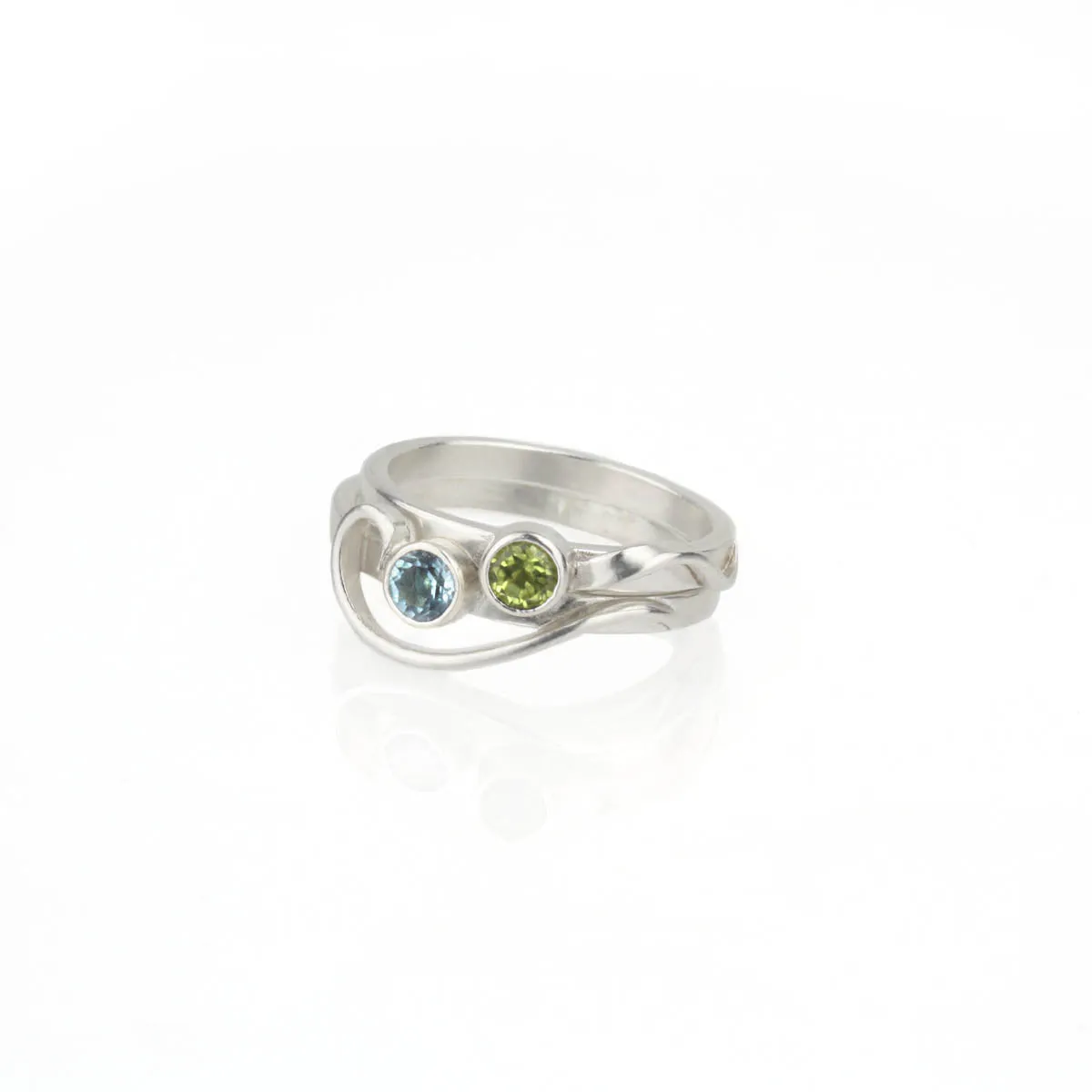 Cascade Ring with Peridot
