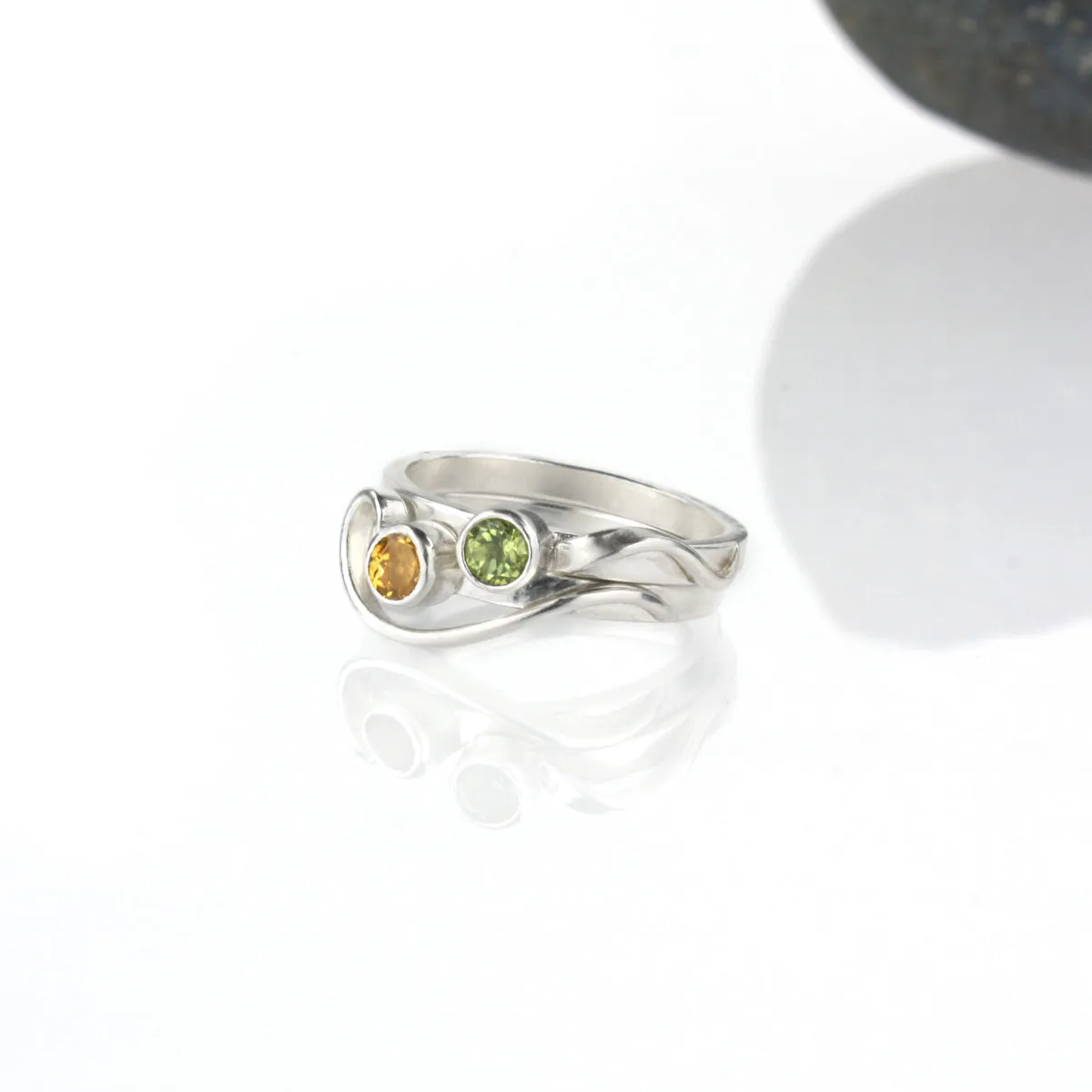 Cascade Ring with Peridot
