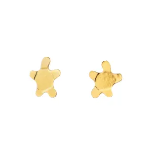 Catharine Luckett Shiny Gold Daisy Earrings