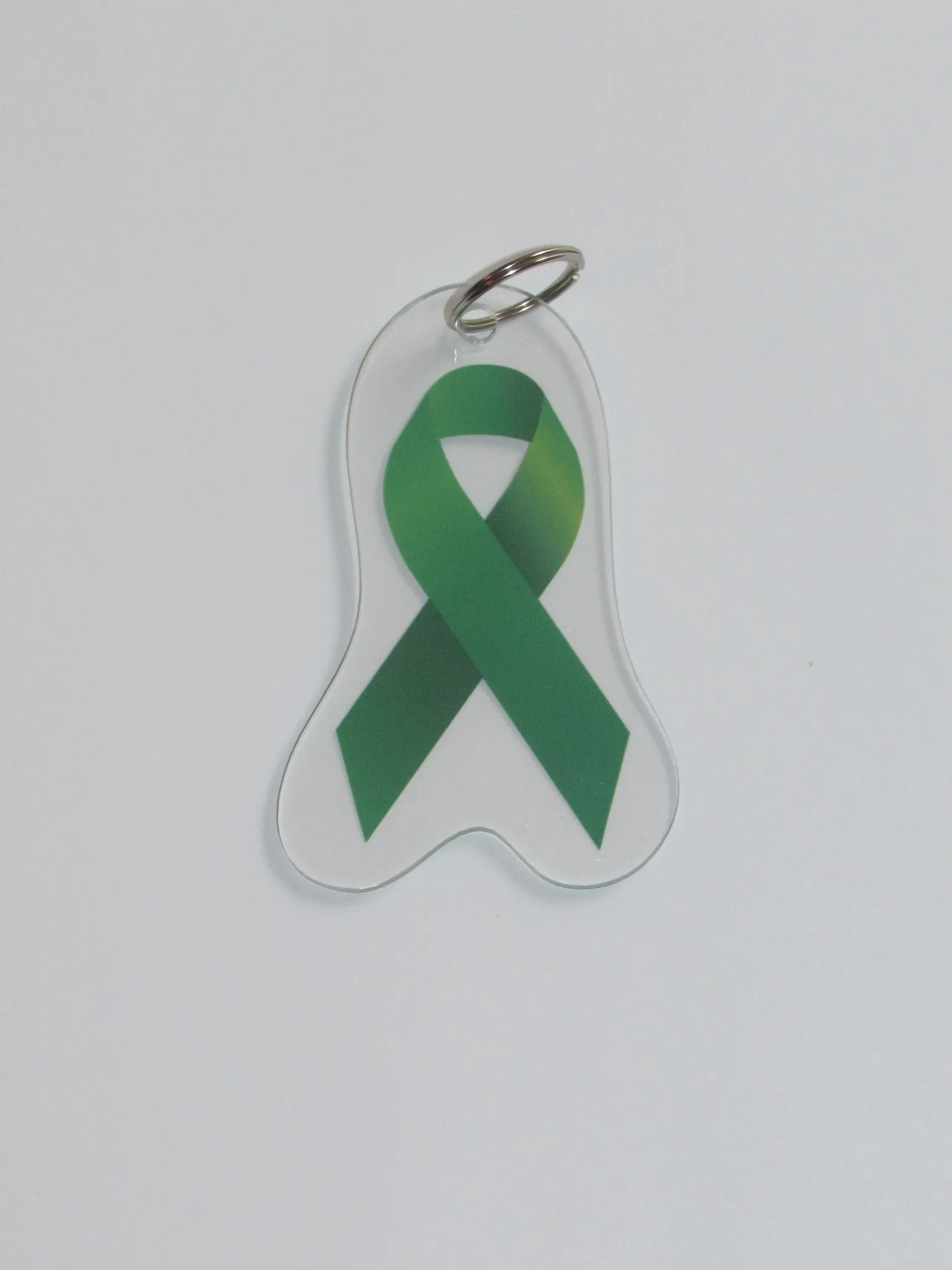 Cerebral Palsy Awareness Ribbon Keychain