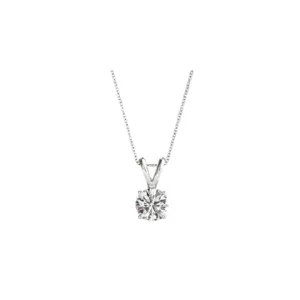 Certified Solitaire Diamond Pendant