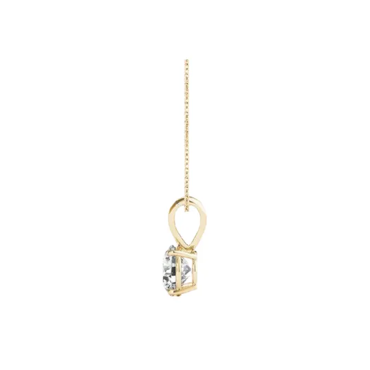Certified Solitaire Diamond Pendant