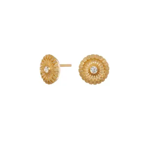 Chakra White Diamond Earrings