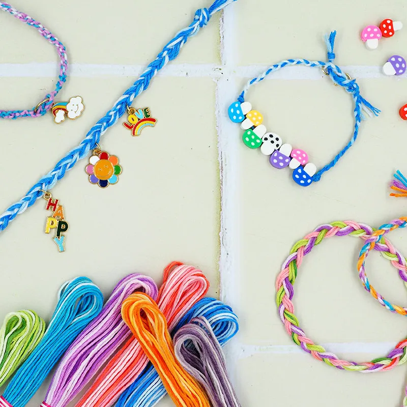 CHARMS HAPPY RAINBOW FLOWER MULTI 4PC
