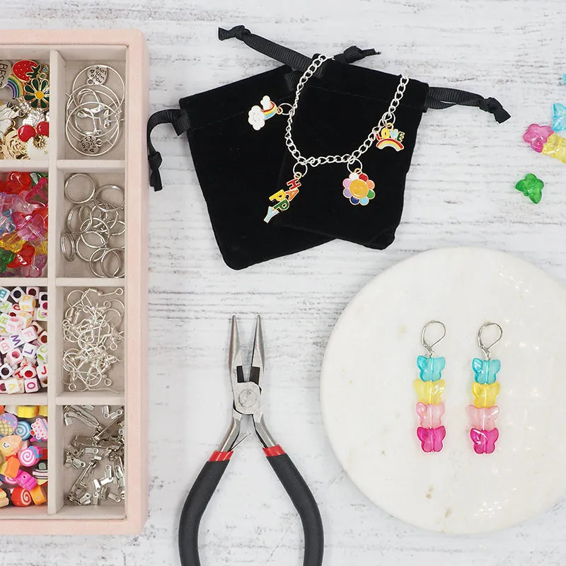 CHARMS HAPPY RAINBOW FLOWER MULTI 4PC