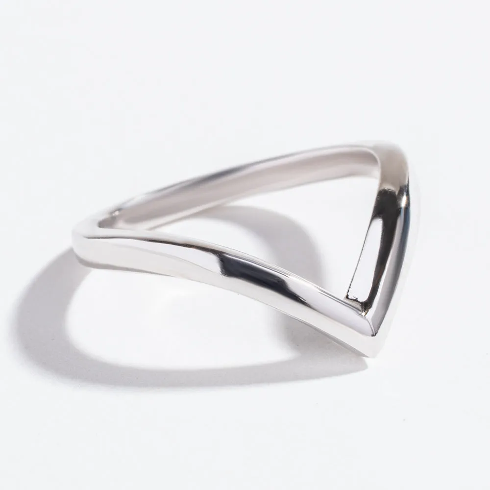 CHEVRON STACKING RING | 14K GOLD