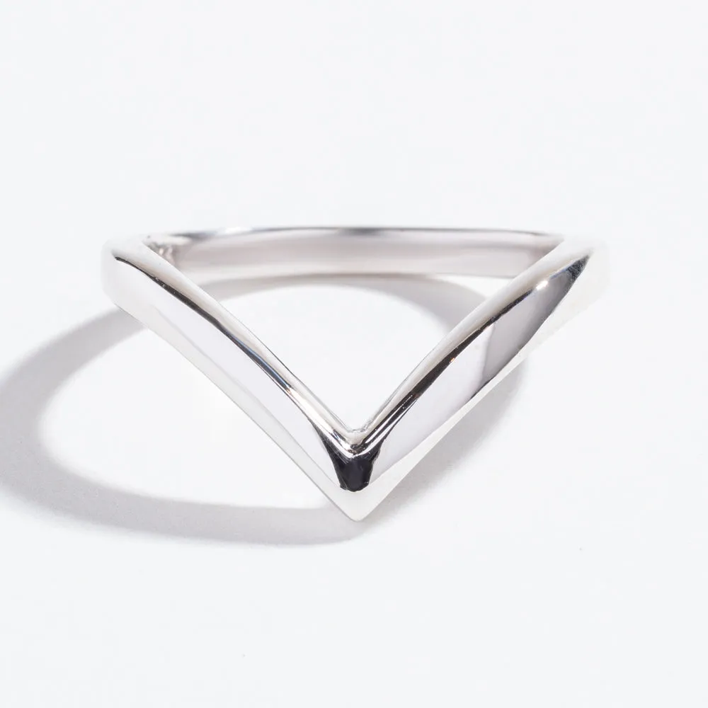 CHEVRON STACKING RING | 14K GOLD