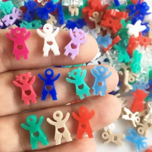 Children Charms / 20 Pieces, 15mm