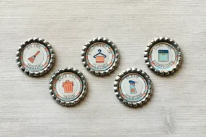 Chores Magnets, Set of 5