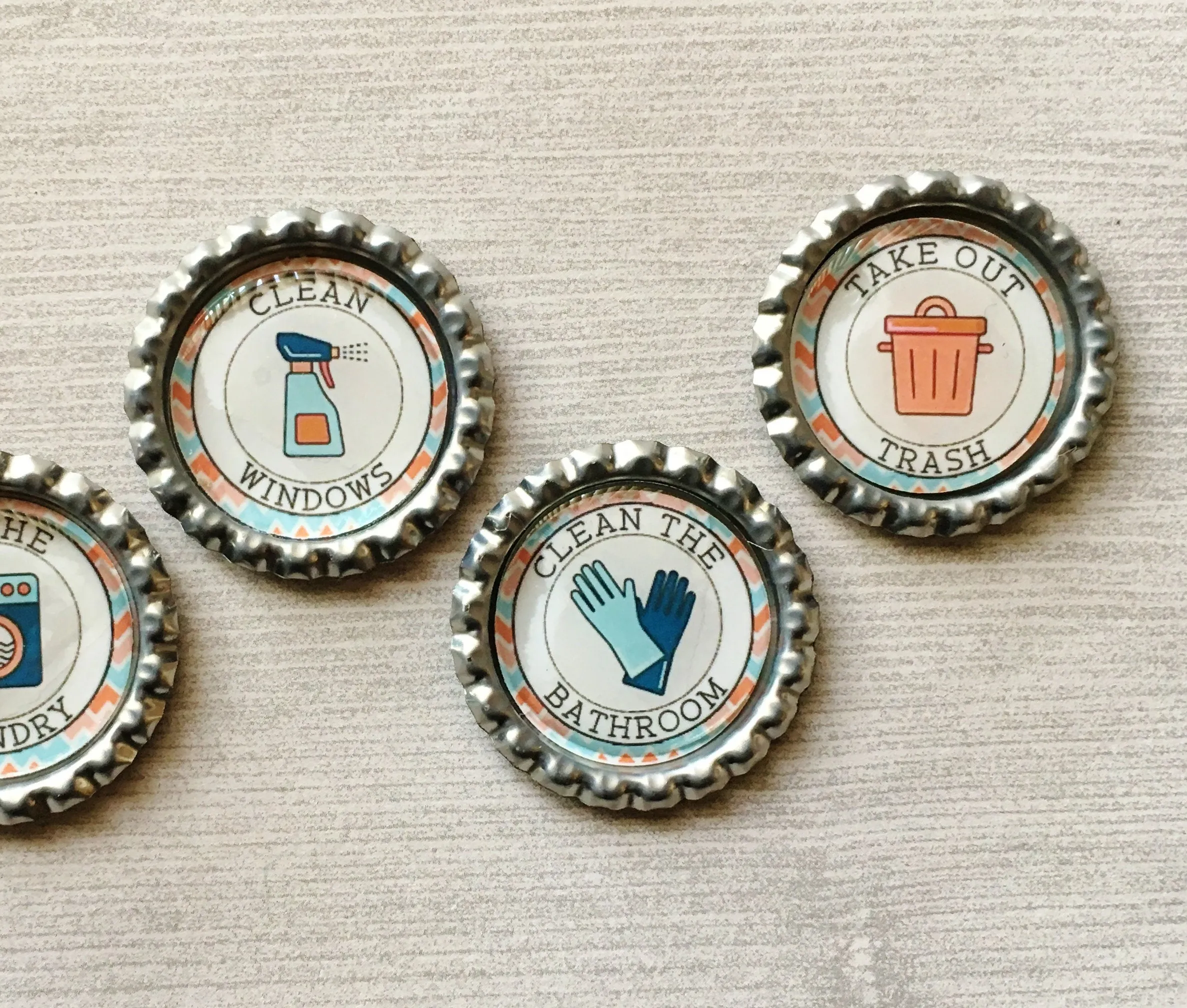 Chores Magnets, Set of 5