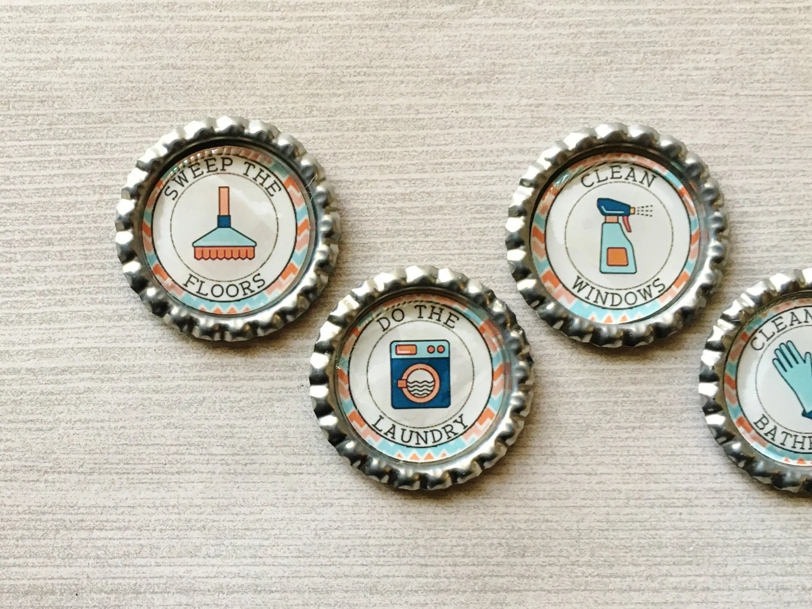 Chores Magnets, Set of 5