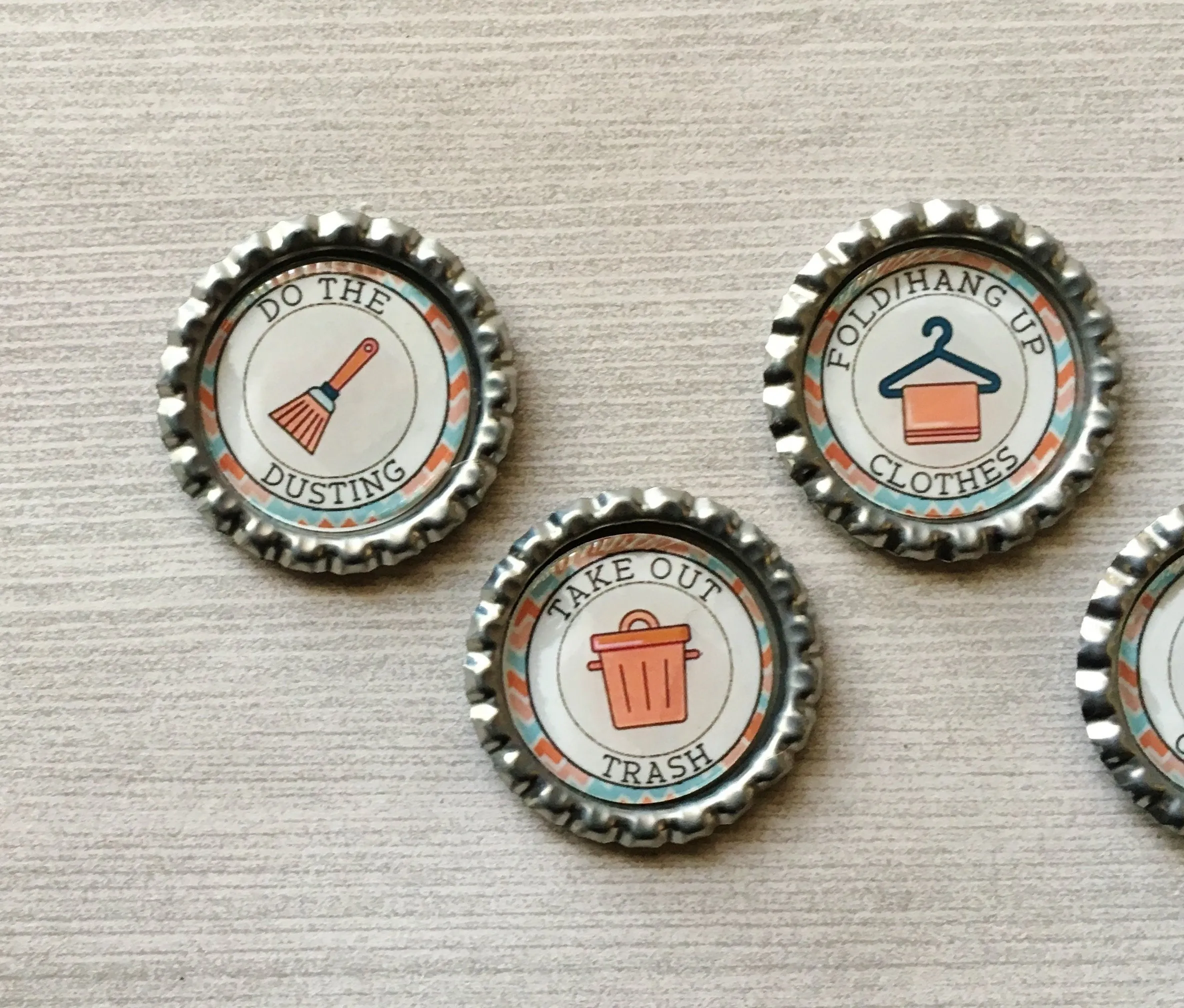 Chores Magnets, Set of 5