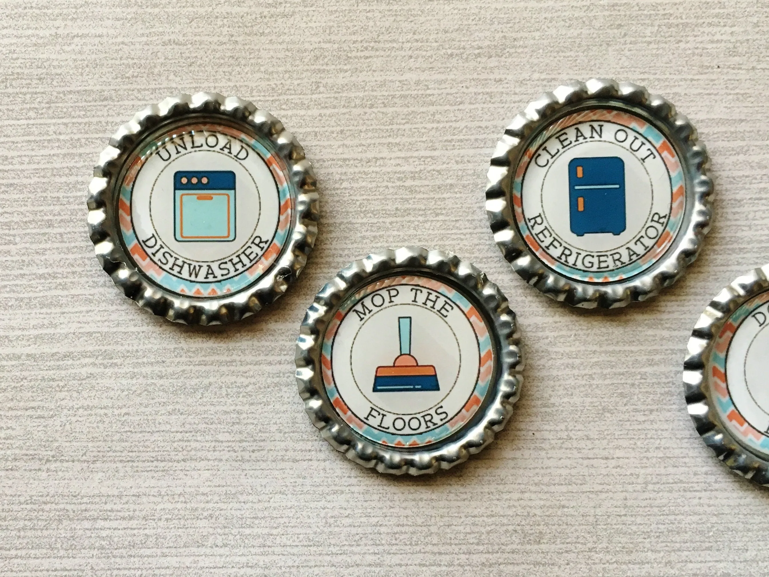 Chores Magnets, Set of 5