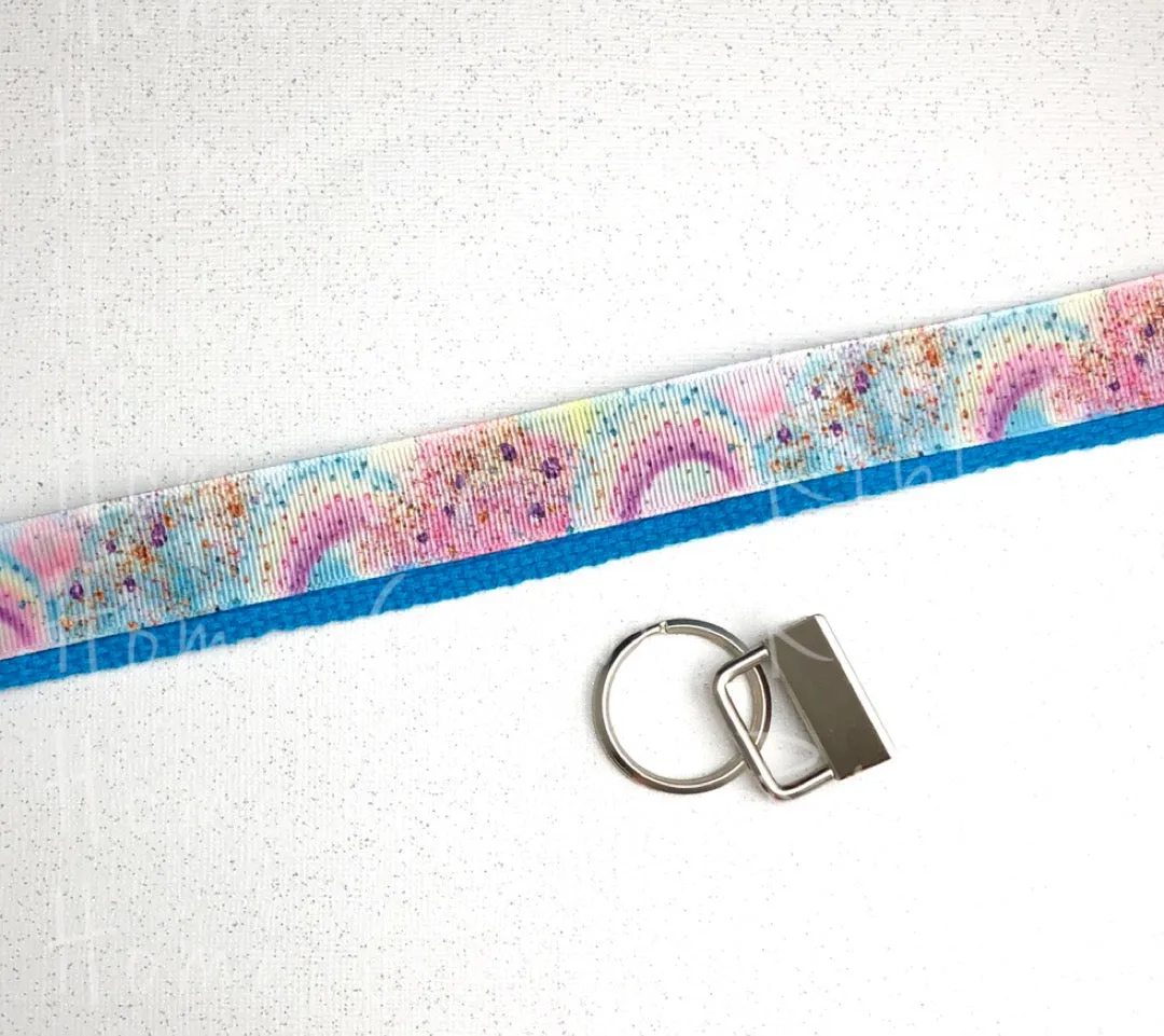 Chunky Glitter Heat Transfer Key Fob Kit - Multiple Colors Available