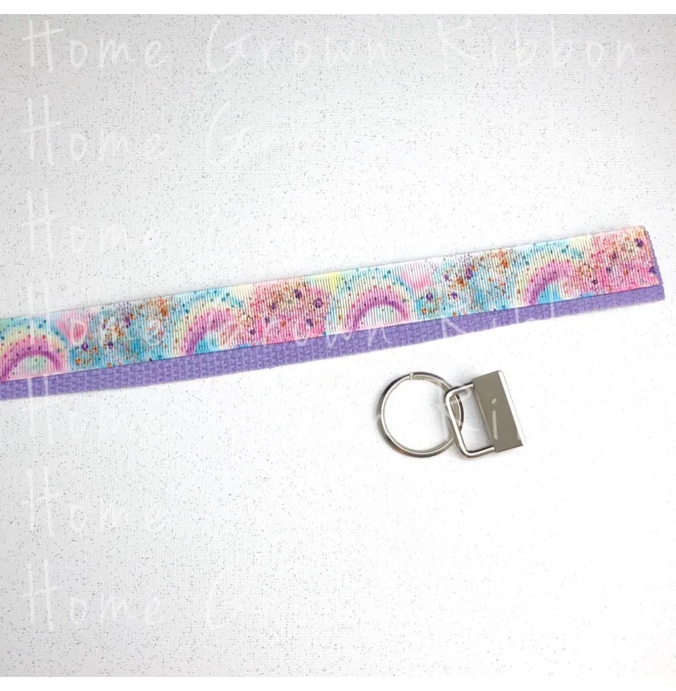 Chunky Glitter Heat Transfer Key Fob Kit - Multiple Colors Available
