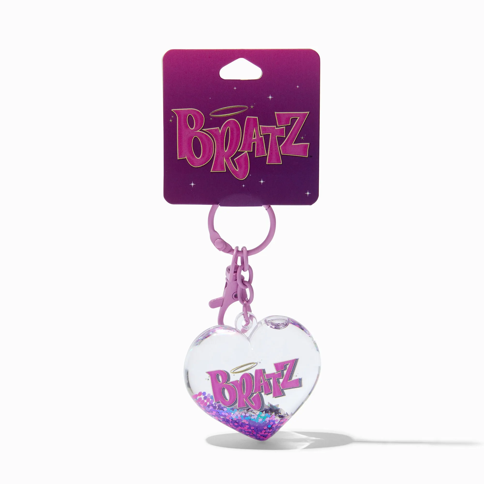 Claire's Bratz Water-Filled Keyring | Purple
