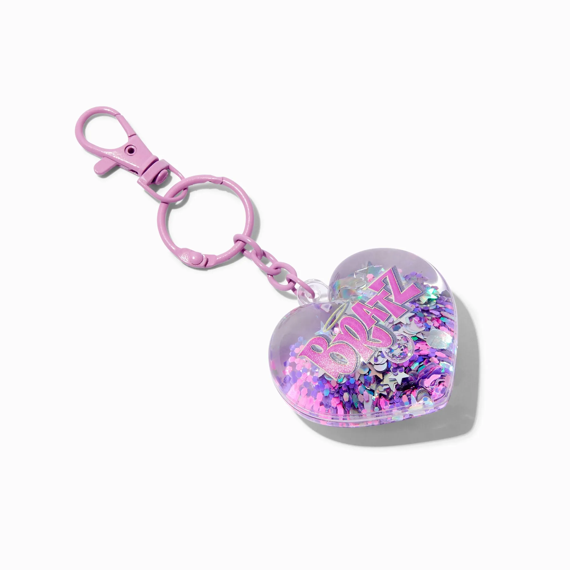 Claire's Bratz Water-Filled Keyring | Purple
