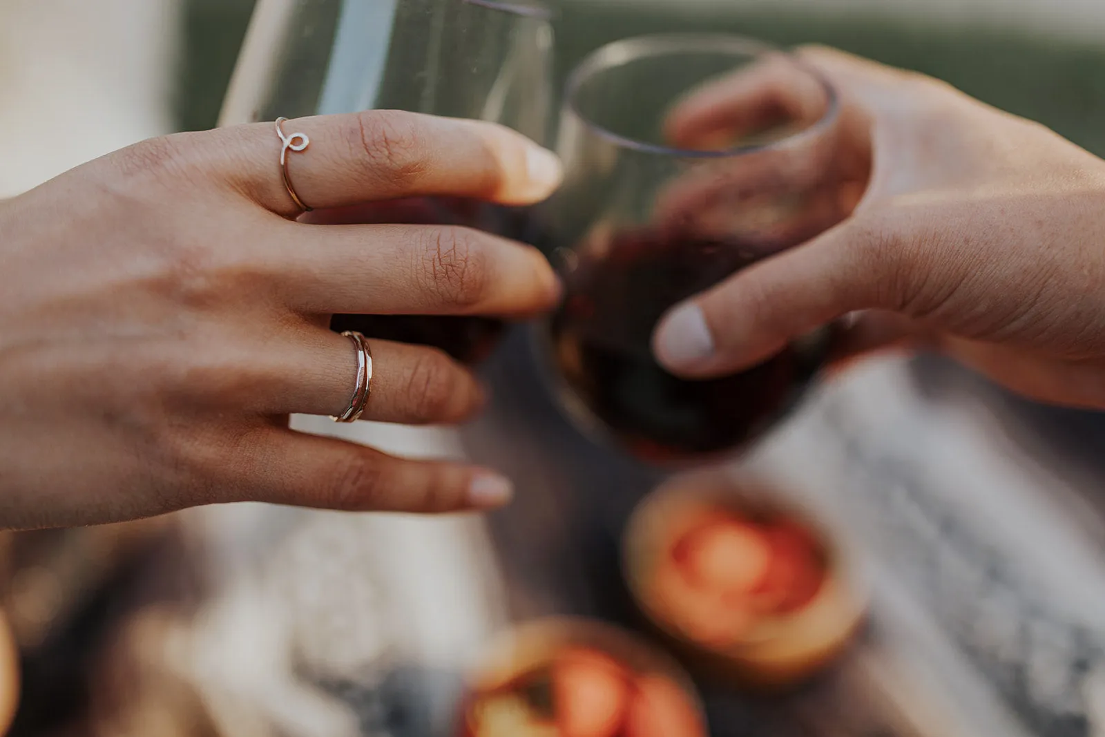 Classic Hammered Ring