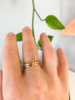 Classic Hammered Ring