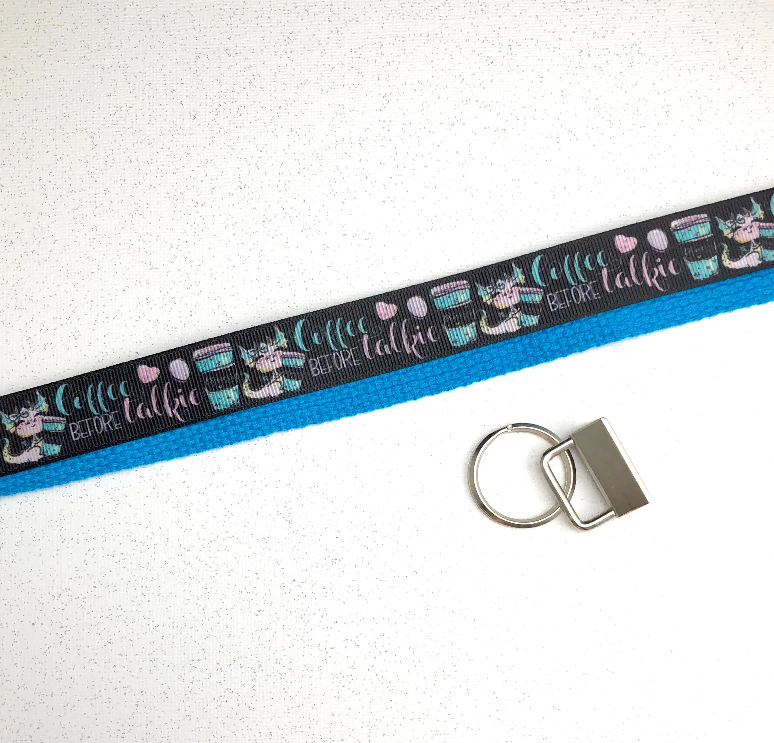 Coffee Before Talkie Key Fob Kit - Multiple Colors Available