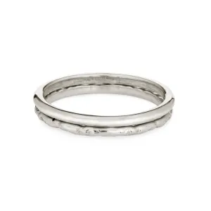 Companion Stacking Ring in Sterling Silver