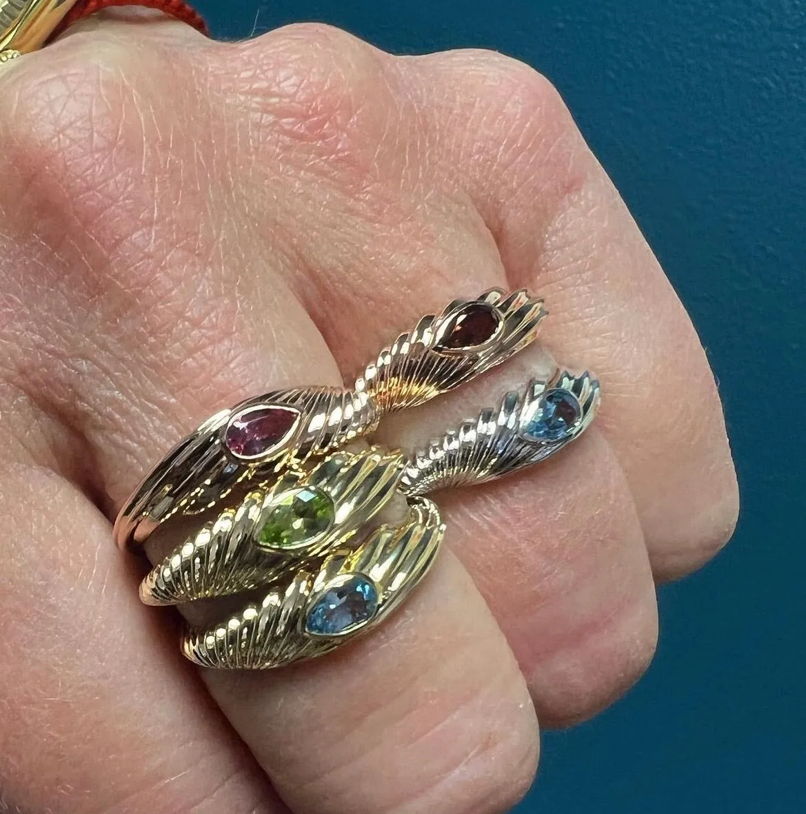 Crosby Ring: Pink Tourmaline-14K Rose Gold, Size 7