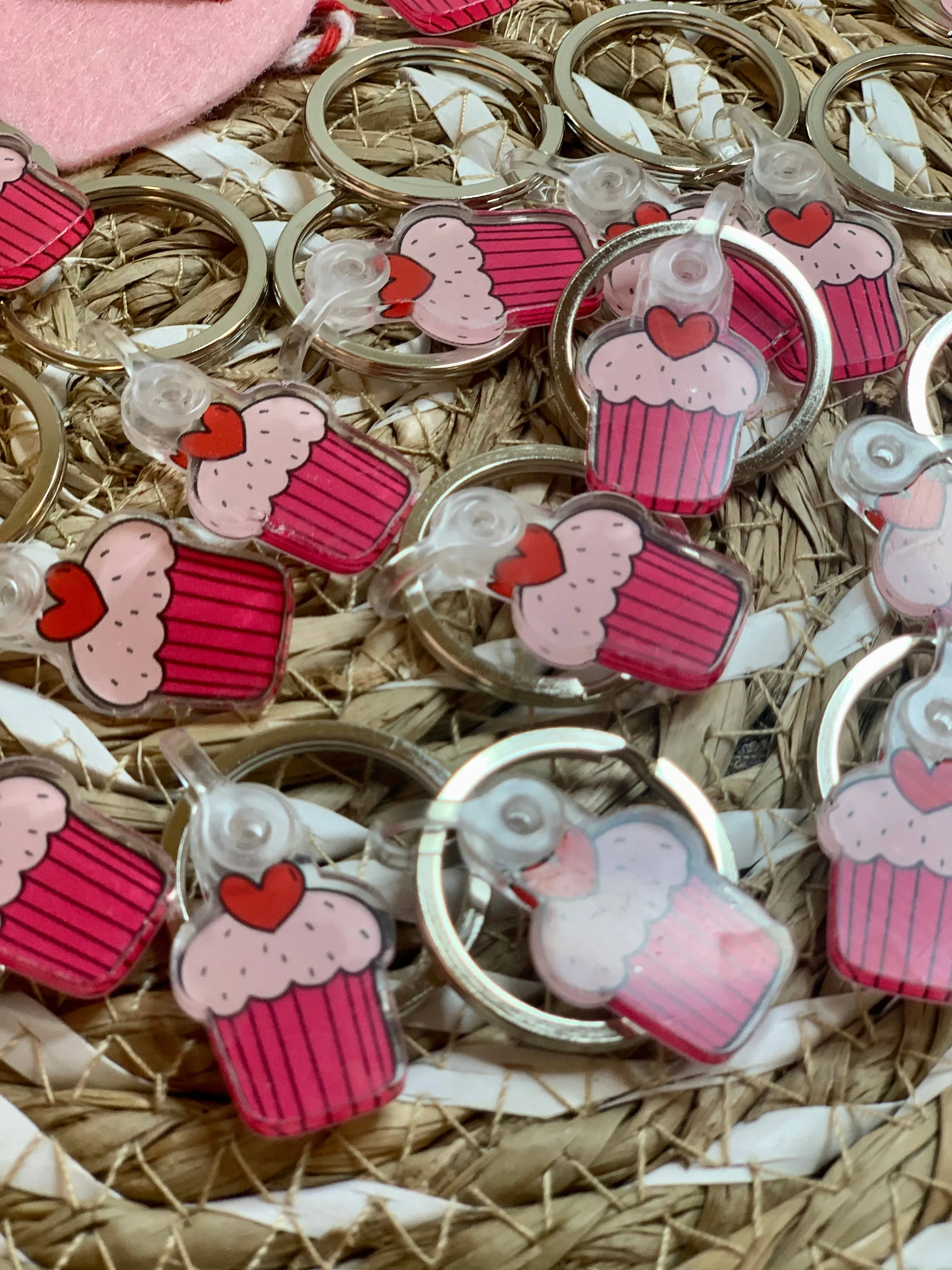 Cupcake Keychain